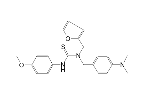 thiourea, N-[[4-(dimethylamino)phenyl]methyl]-N-(2-furanylmethyl)-N'-(4-methoxyphenyl)-
