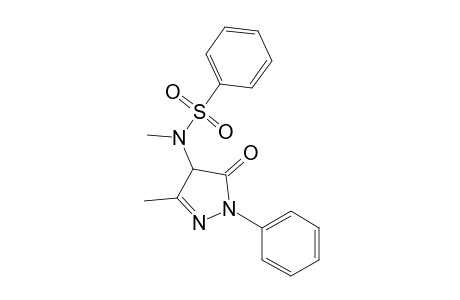 Benzenesulfonamide, N-(4,5-dihydro-3-methyl-5-oxo-1-phenyl-1H-pyrazol-4-yl)-N-methyl-