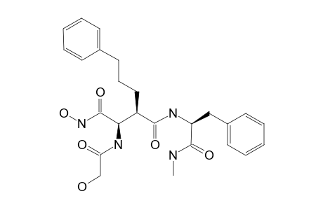 N-METHYL-(R)-2-[(R)-2-(HYDROXYAMINO)-1-(2-HYDROXYACETYLAMINO)-2-OXO-ETHYL]-5-PHENYLPENTANOYL-(S)-PHENYLALANINEAMIDE