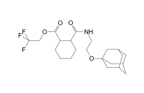 2,2,2-trifluoroethyl 2-[2-(1-adamantyloxy)ethylcarbamoyl]cyclohexane-1-carboxylate