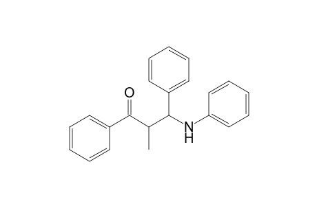 2-Methyl-1,3-diphenyl-3-phenylazanyl-propan-1-one
