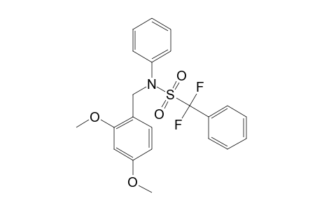 N-PHENYL-N-(2,4-DIMETHOXYBENZYL)-1,1-DIFLUORO-1-PHENYLMETHANESULFONAMIDE