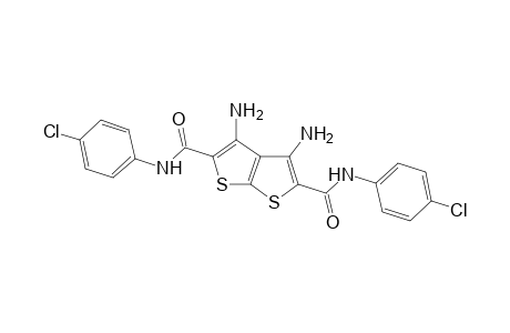 3,4-bis(azanyl)-N2,N5-bis(4-chlorophenyl)thieno[2,3-b]thiophene-2,5-dicarboxamide