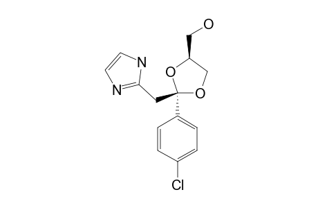 CIS-2-(4-CHLOROPHENYL)-2-(2-IMIDAZOLYLMETHYL)-4-(HYDROXYMETHYL)-1,3-DIOXOLANE