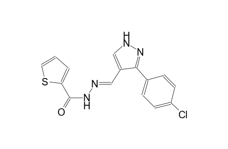 N'-{(E)-[3-(4-chlorophenyl)-1H-pyrazol-4-yl]methylidene}-2-thiophenecarbohydrazide