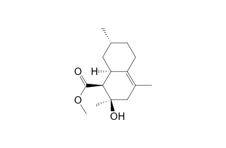 Methyl (4R,5S,6R,8R)-4-hydroxy-2,4,8-trimethylbicyclo[4.4.0]dec-1-ene-5-carboxylate