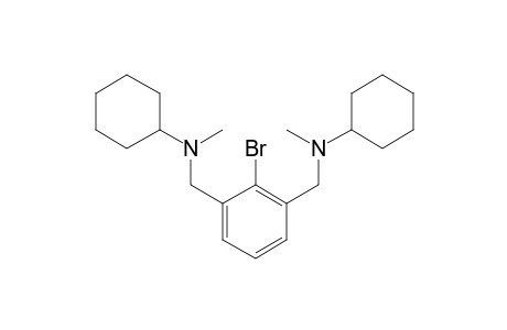 1,3-bis(Methylcyclohexylaminomethyl)-2-bromobenzene