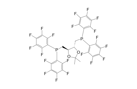 1,4-Dideoxy-1,4-bis[bis(pentafluorophenyl)phosphanyl]-2,3-O-isopropyliden-L-threitol