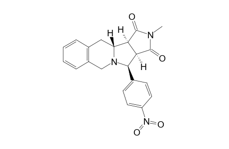 2,3,3a.alpha.,4.beta.,6,11,11a.beta.,11b.alpha.-octahydro-2-methyl-4-(4-nitrophenyl)-1H-pyrrolo[3',4':3,4]pyrrolo[1,2-b]isoquinoline-1,3-dione
