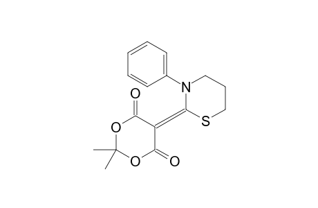 2-(2',2'-Dimethyl-4',6'-dioxo-1',3'-dioxan-5'-ylidene)-3-phenyltetrahydro-2H-(1,3)-thiazine