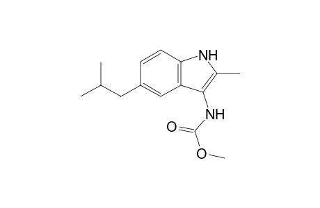 methyl (5-Isobutyl-2-methyl-1H-indol-3-yl)carbamate