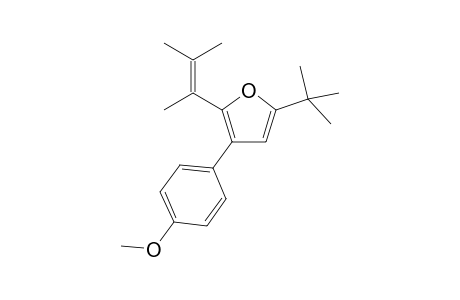 5-(tert-Butyl)-3-(4-methoxyphenyl)-2-(3-methylbut-2-en-2-yl)-furan