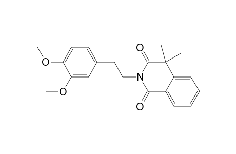 N-[2-(3,4-Dimethoxyphenyl)ethyl]-4,4-dimethylhomophthalimide