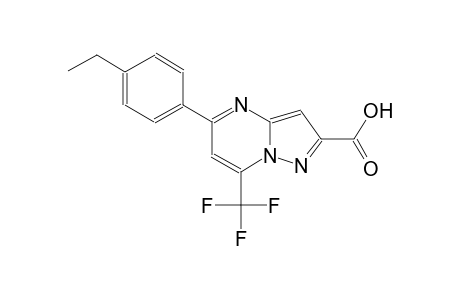 pyrazolo[1,5-a]pyrimidine-2-carboxylic acid, 5-(4-ethylphenyl)-7-(trifluoromethyl)-