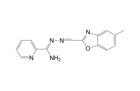 N'-[(5-methyl-1,3-benzoxazol-2-yl)methylidene]pyridine-2-carbohydrazonamide