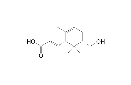 2-Propenoic acid, 3-[5-(hydroxymethyl)-2,6,6-trimethyl-2-cyclohexen-1-yl]-, [1.alpha.(E),5.alpha.]-(.+-.)-