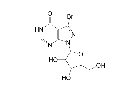 3-Bromo-1-.beta.-d-ribofuranosylpyrazolo[3,4-d]pyrimidin-4-one