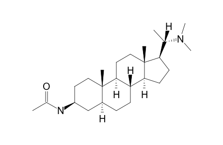 SARCORINE;(20S)-3-BETA-ACETYLAMINO-20-DIMETHYLAMINO-5-ALPHA-PREGNANE