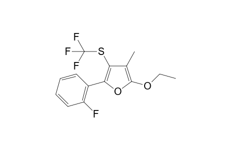 2-ethoxy-5-(2-fluorophenyl)-3-methyl-4-(trifluoromethylthio)furan