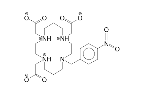 N1,N4,N8-Tris-carboxymethyl-N11-(4-nitrobenzyl)-1,4,8,11tetraaza-cyclotetradecane tetrahydrochloride
