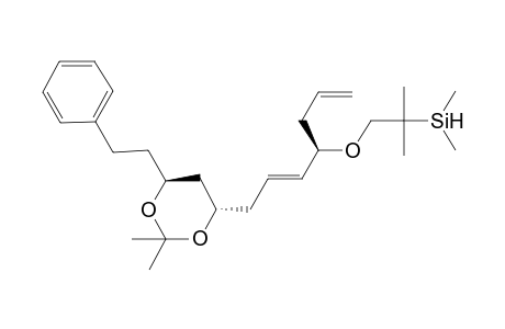 {(E)-(R)-1-Allyl-4-[(4S,6S)-2,2-dimethyl-6-phenylethyl-[1,3]dioxan-4-yl]-but-2-enyloxy}-tert-butyldimethylsilane