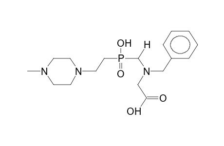 2-(4-METHYLPIPERAZINO)ETHYL(N-BENZYL-N-CARBOXYMETHYL)PHOSPHINIC ACID