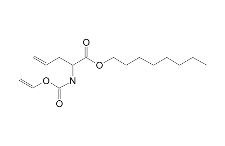 2-Aminopent-4-enoic acid, N-vinyloxycarbonyl-, octyl ester