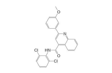 N-(2,6-dichlorophenyl)-2-(3-methoxyphenyl)-4-quinolinecarboxamide