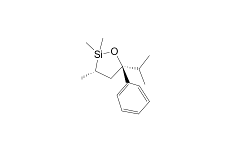 (3SR,5SR)-5-Isopropyl-5-phenyl-2,2,3-trimethyl-1-oxa-2-silacyclopentane
