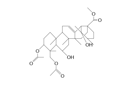 Methyl-3,23-diacetoxy-6-hydroxy-urs-12-en-28-oate