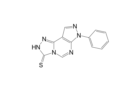 7-Phenyl-2H-pyrazolo[4,3-e][1,2,4]triazolo[4,3-c]pyrimidine-3(7H)-thione