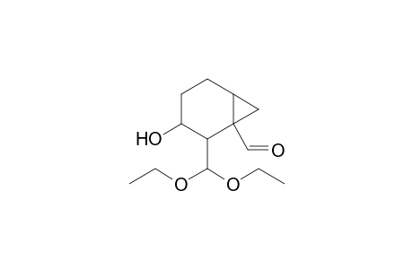 3-Hydroxy-2-(diethoxymethyl)bicyclo[4.1.0]heptane-1-carbaldehyde