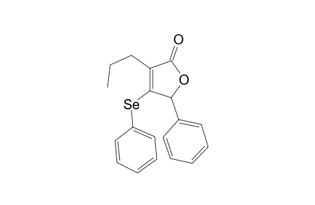 3-n-Propyl-5-phenyl-4-phenylselanyl-5H-furan-2-one