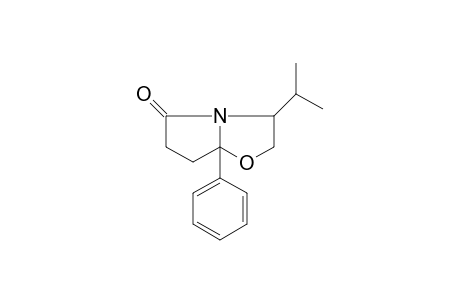 7a-phenyl-3-propan-2-yl-2,3,6,7-tetrahydropyrrolo[5,1-b][1,3]oxazol-5-one