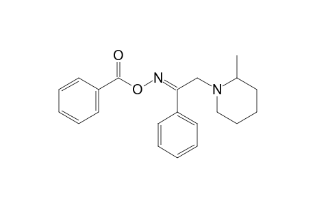 2-(2'-Methylpiperidino)-1-phenyl-O-benzoyl-ethanone - oxime