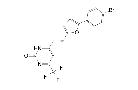 2(3H)-pyrimidinone, 4-[(E)-2-[5-(4-bromophenyl)-2-furanyl]ethenyl]-6-(trifluoromethyl)-
