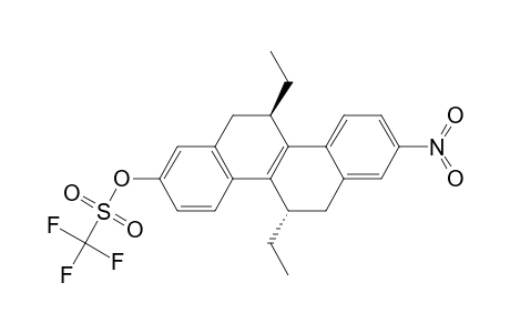 2-Nitro-8-[(Trifluoromethanesulfonyl)oxy]-5,11-trans-diethyl-5,6,11,12-tetrahydrocyrysene