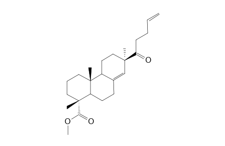 (1R,4aR,7R)-Methyl 1,2,3,4,4a,4b,5,6,7,9,10,10a-dodecahydro-1,4a,7-trimethyl-7-(4'-pentenoyl)-1-phenanthrenecarboxylate