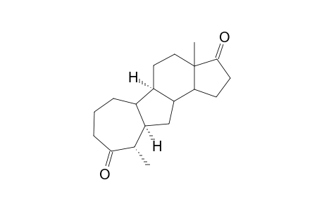 4a.alpha.-Methyl-A-homo-B,19-di-nor-5.alpha.,9.beta.-androstane-3,17-dione