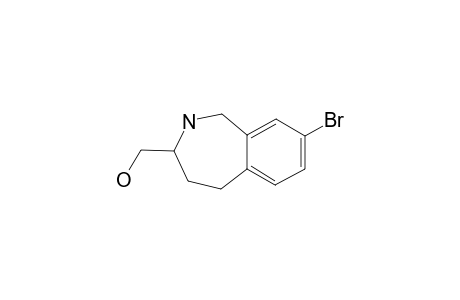 (+/-)-8-BROMO-3-HYDROXYMETHYL-2,3,4,5-TETRAHYDRO-1H-2-BENZAZEPINE