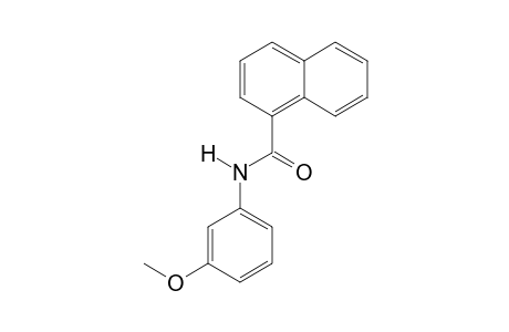 N-(3-Methoxyphenyl)-1-naphthalenecarboxamide