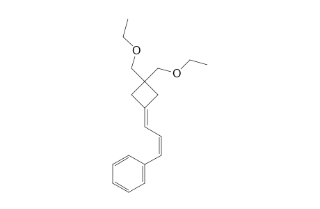 (Z)-1,1-Bis(ethoxymethyl)-3-(3-phenylallylidene)cyclobutane