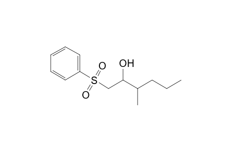 3-Methyl-1-(phenylsulfonyl)hexane-2-ol