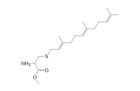2-Amino-3-(3,7,11-trimethyl-dodeca-2,6,10-trienylsulfanyl)-propionic acid methyl ester