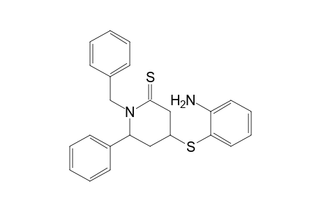 4-(2-Amino-phenylthio)-1-benzyl-6-phenylpiperidin-2-thione