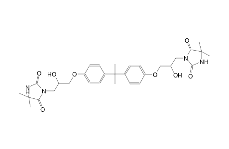 2,4-imidazolidinedione, 3-[3-[4-[1-[4-[3-(4,4-dimethyl-2,5-dioxo-1-imidazolidinyl)-2-hydroxypropoxy]phenyl]-1-methylethyl]phenoxy]-2-