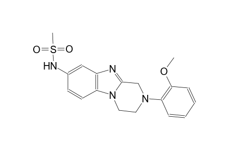 methanesulfonamide, N-[1,2,3,4-tetrahydro-2-(2-methoxyphenyl)pyrazino[1,2-a]benzimidazol-8-yl]-