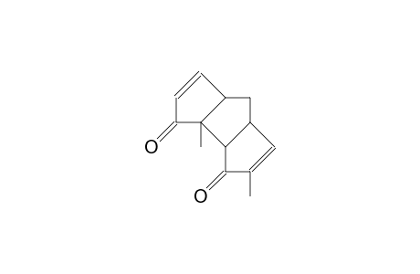 cis-anti-cis-1,4-Dimethyl-tricyclo(6.3.0.0/2,6/)undeca-4,9-dien-3,11-dione
