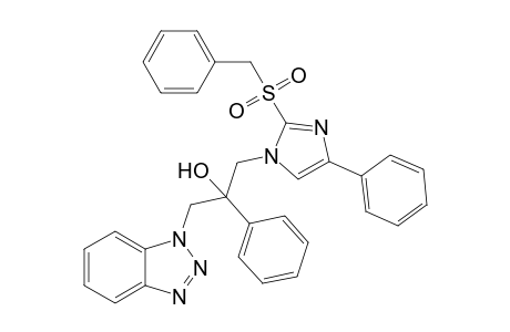 2-Benzylsulfonyl-4-phenyl-1-[2-phenyl-2-hydroxy-3-(benzo[d][1,2,3]triazol-1-yl)propyl]imidazole
