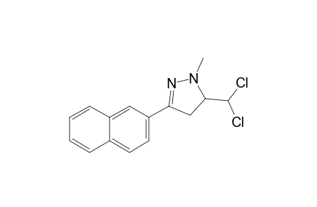 5-Dichloromethyl-1-methyl-3-(2-naphthyl)-2-pyrazoline